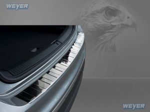 Weyer stainless steel rear bumper protection fits for VW Tiguan IIAD1