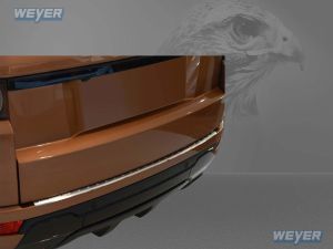 Weyer Edelstahl Ladekantenschutz passend für RANGE ROVER  Evoque