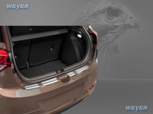 Weyer Edelstahl Ladekantenschutz passend für HYUNDAI i205D