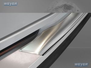 Weyer Edelstahl Ladekantenschutz passend für TOYOTA C-HR