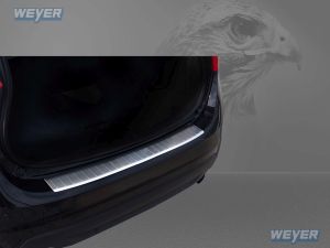 Weyer Edelstahl Ladekantenschutz passend für VOLVO V60, V60 Cross Country