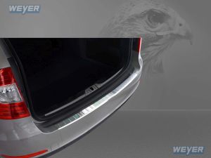 Weyer Edelstahl Ladekantenschutz passend für SKODA Superb II