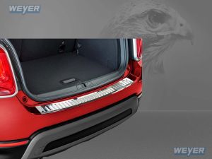Weyer Edelstahl Ladekantenschutz passend für FIAT 500X