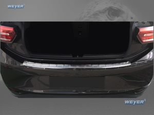 Weyer stainless steel rear bumper protection fits for VW ID 35D