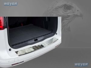 Weyer Edelstahl Ladekantenschutz passend für PEUGEOT 5008 MINIVAN