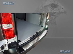 Weyer Edelstahl Ladekantenschutz passend für CITROEN Jumpy III