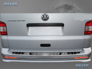 Weyer stainless steel rear bumper protection fits for VW Transporter T5
