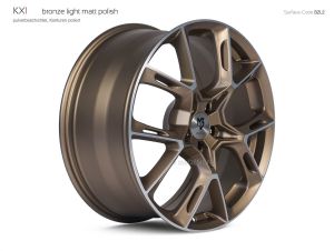 MB Design KX1 Bronze hell matt poliert Felge 9x21 - 21 Zoll 5x115 Lochkreis