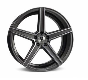 MB Design KV1 DC Grau glänzend lackiert Konturen poliert Felge 10,5x20 - 20 Zoll 5x112 Lochkreis