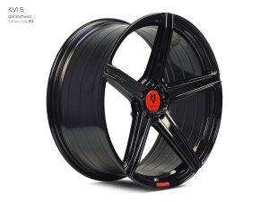 MB Design KV1S black shiney Wheel 9x21 - 21 inch 5x108 bolt circle
