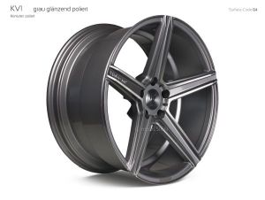 MB Design KV1 DC Glanzgrau poliert Felge 10x22 - 22 Zoll 5x127 Lochkreis