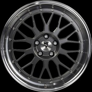 MB Design LV1 Glanzgrau poliert Felge 7x17 - 17 Zoll 5x114,3 Lochkreis