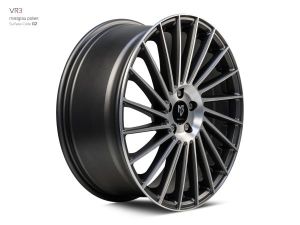 MB Design VR3 Mattgrau poliert Felge 7,5x18 - 18 Zoll 4x108 Lochkreis