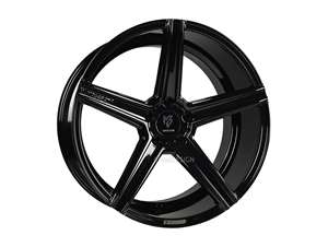 MB Design KV1 glossy black Wheel 8.5x19 - 19 inch 5x100 bolt circle
