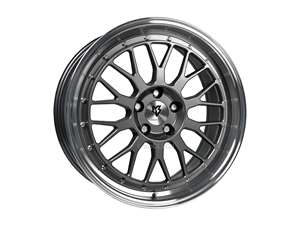 MB Design LV1 Glanzgrau poliert Felge 7,5x18 - 18 Zoll 4x100 Lochkreis