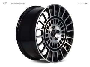 MB Design MSP01 Glanzschwarz poliert Felge 8,5x19 - 19 Zoll 5x112 Lochkreis