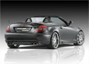 Piecha Performance RS Heckschürze mit Diffusor passend für Mercedes SLK R171