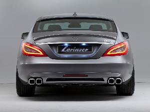 Lorinser Heckstoßfänger mit PTS passend für Mercedes CLS W218