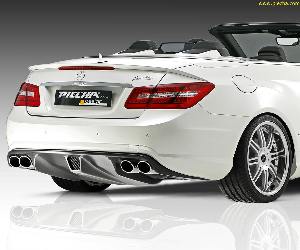 PIECHA RS Heckdiffusoreinsatz für AMG-Styling passend für Mercedes E-Klasse C207