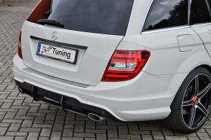 rear diffuser with splitter Noak fits for Mercedes C-Klasse W204