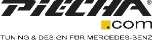 Piecha adapter for original rear muffler in combination with piecha 4-tip system fits for Mercedes CLA W117