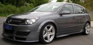 JMS side skirt set Racelook all models without estate and GTC fits for Opel Astra H