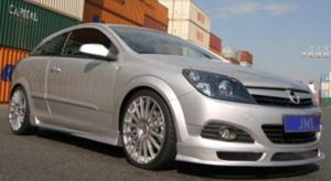 JMS Frontlippe Racelook GTC incl. Cabrio Twin-Top passend für Opel Astra GTC