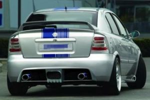 JMS Heckstoßstange Racelook Astra G Fließheck passend für Opel Astra G Flh./Car.