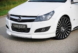 front lip spoiler without OPC and GTC Rieger Tuning fits for Opel Astra H & GTC