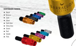Barracuda Racing Bolt / screw Black 54MM M14x1.25x45-