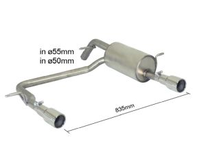 Ragazzon Stainless steel rear sil .. fits for Peugeot 208