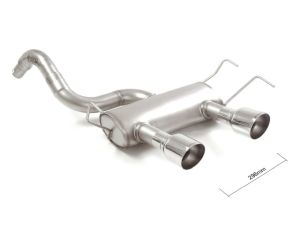 Ragazzon Endschalldämpfer in Edel .. passend für Abarth 500 / 595 (typ 312)