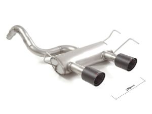 Ragazzon Endschalldämpfer in Edel .. passend für Abarth 500 / 595 (typ 312)