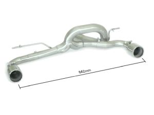 Ragazzon Stainless steel rear tub .. fits for BMW Serie1 F20/F21