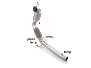 Ragazzon Stainless steel metal .. fits for Volkswagen Golf 8