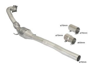 Ragazzon Metallic catalyst 200cps .. fits for Audi S3 (typ 8P) 2006>>2012