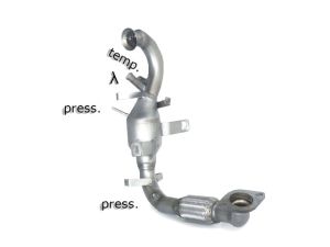 Ragazzon Catalyst group n + stain .. fits for Ford C-Max 2 2010>>