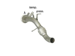 Ragazzon Stainless steel cat repl .. fits for BMW Serie5 E60-E61