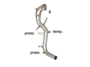 Ragazzon Stainless steel cat repl .. fits for Fiat Panda II (typ169)
