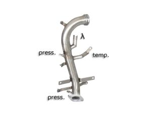 Ragazzon Kat-Ersatzrohr + Partike .. passend für Fiat SEDICI