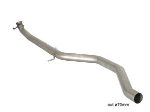 Ragazzon Mittelrohr in Edelstahl  .. passend für Mercedes A-Klasse (W176) 2012>>2018