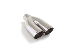 Ragazzon Endrohr 2x70 mm rund Spo .. passend für Universal Endrohre