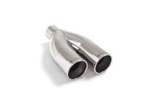 Ragazzon Endrohr 2x70 mm rund ver .. passend für Universal Endrohre