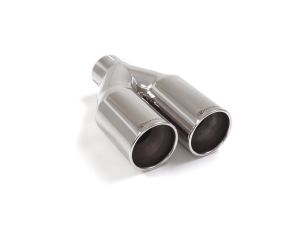 Ragazzon Endrohr 2x80 mm rund ver .. passend für Universal Endrohre