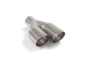 Ragazzon Endrohr links 2x80 mm ru .. passend für Universal Endrohre