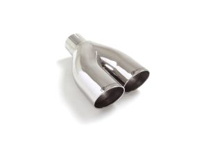 Ragazzon Endrohr rechts 2x70 mm r .. passend für Universal Endrohre