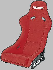 Recaro Pole Position FIA Perlonvelour rot