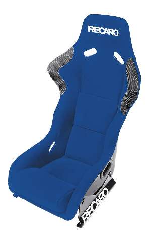 Recaro Profi SPG Perlonvelour rot / Schale schwarz