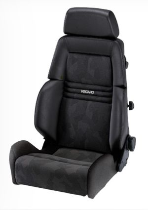 Recaro Expert L Kunstleder schwarz/Artista schwarz für Fahrer- und Beifahrerseite mit ABE