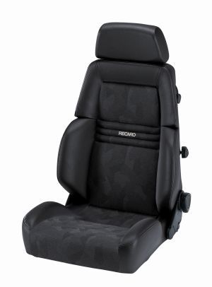 Recaro Expert S Kunstleder schwarz/Artista schwarz für Fahrer- und Beifahrerseite mit ABE